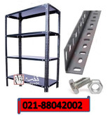 ست کامل قفسه انبار 30 * 70 ارتفاع 2/5متر 4 طبقه