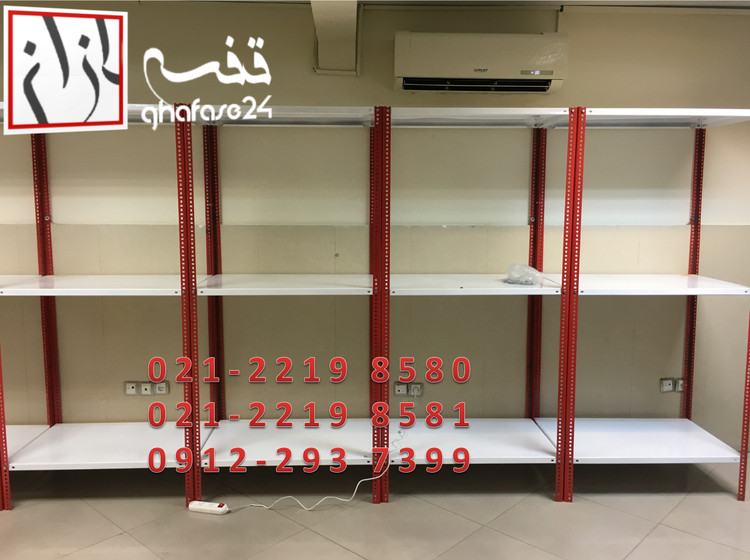 ست قفسه فلزی انبار 70*60 ارتفاع 2/5متر 5طبقه(ضخامت 0/7)