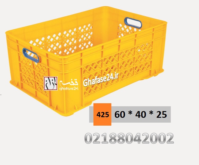 سبد پلاستیکی سایز بزرگ صنعتی مواددرجه یک 25*40*60 کد 425